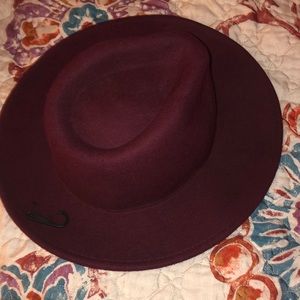 Maroon Fedora